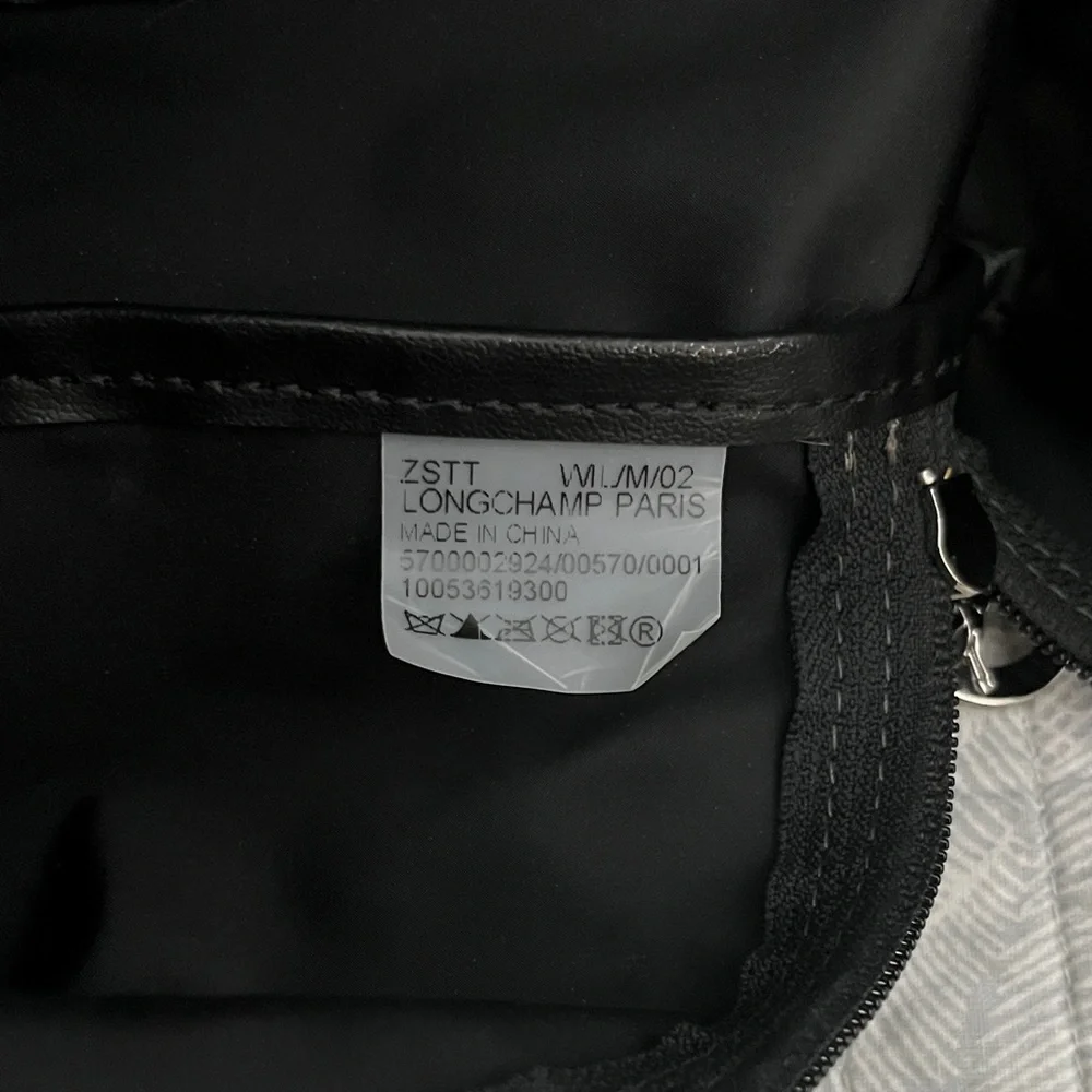 Longchamp large gunmetal Backpack - Picture 5 of 7